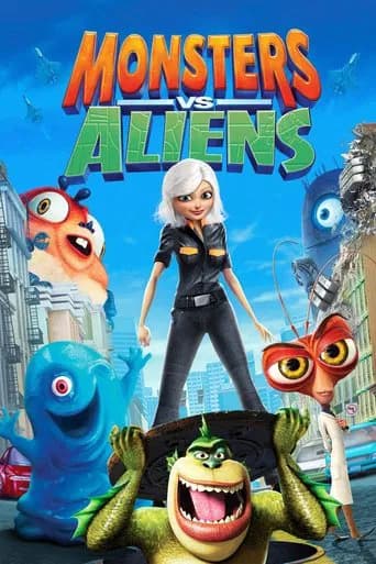 Poster Monsters vs Aliens
