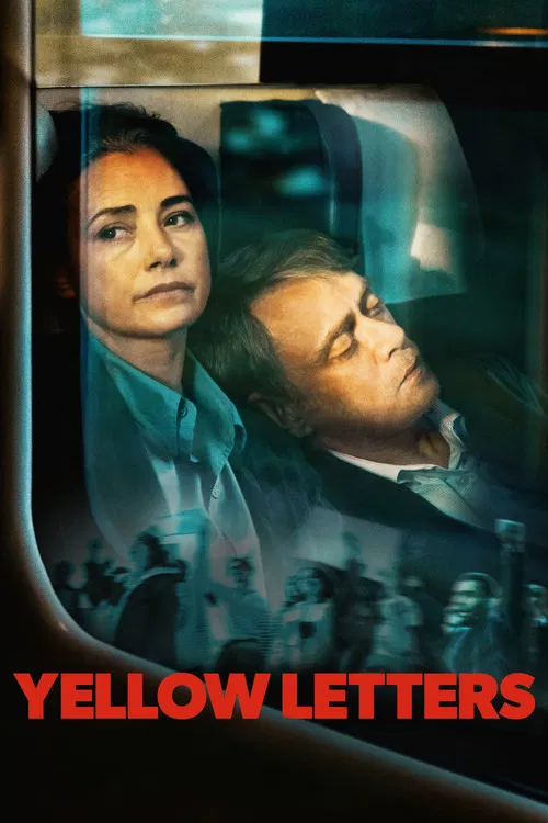 Poster Yellow Letters